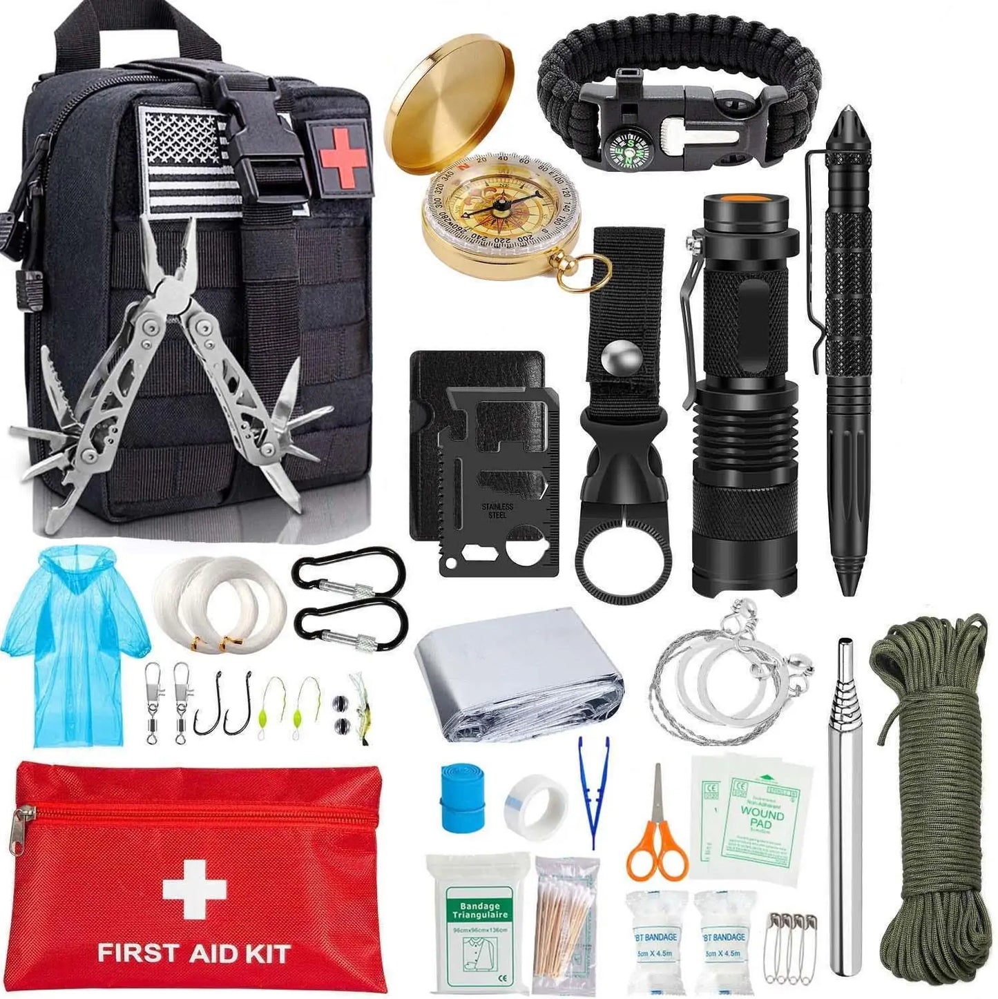 EDC Survival Gear 47 In 1 Kit