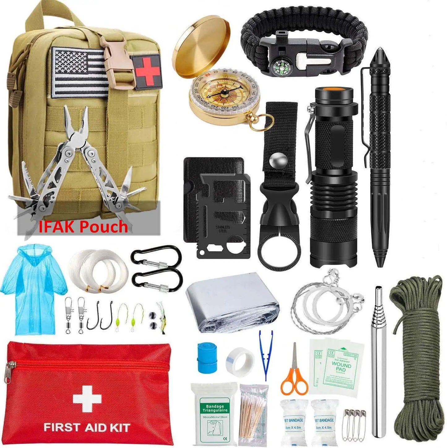 EDC Survival Gear 47 In 1 Kit
