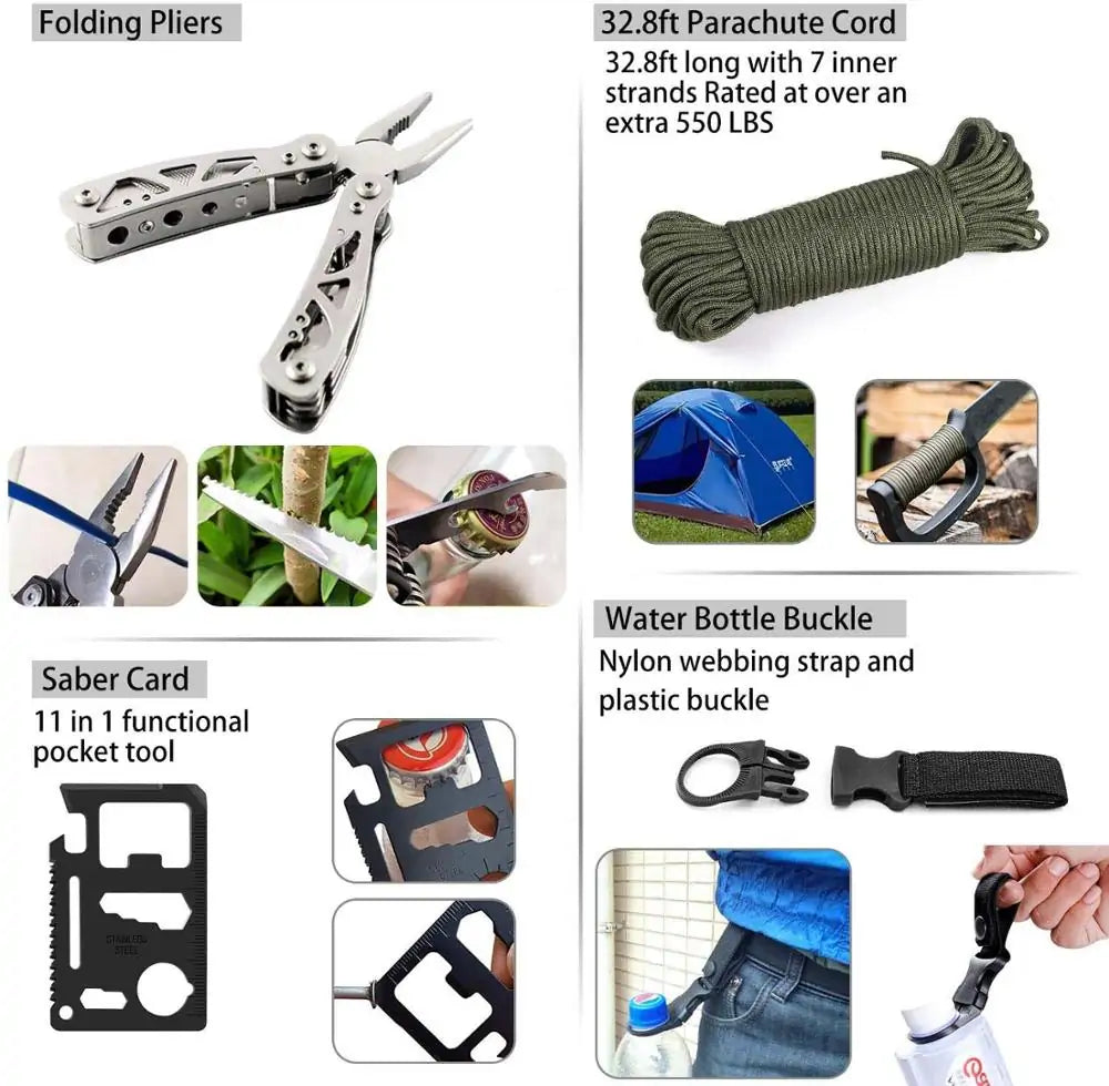 EDC Survival Gear 47 In 1 Kit